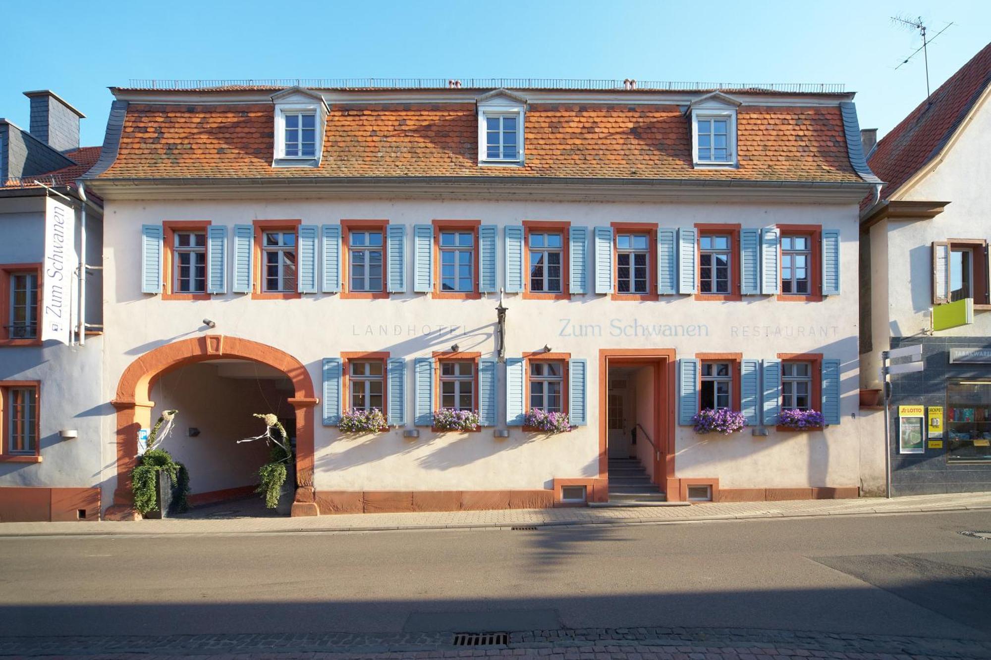 Landhotel Zum Schwanen Mit Restaurant Mona Liza Osthofen Exteriér fotografie