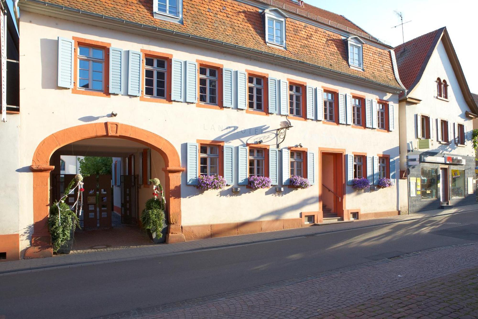 Landhotel Zum Schwanen Mit Restaurant Mona Liza Osthofen Exteriér fotografie